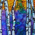 Mosaic Stained Glass - Summers' Colors by Catherine Van Der Woerd