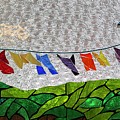 Mosaic Stained Glass - Summers' Colors by Catherine Van Der Woerd
